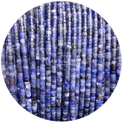 Manik-manik Bulk Polished Biru Sodalite Oranye Batu Imperial Untuk Perhiasan Atau Kerajinan