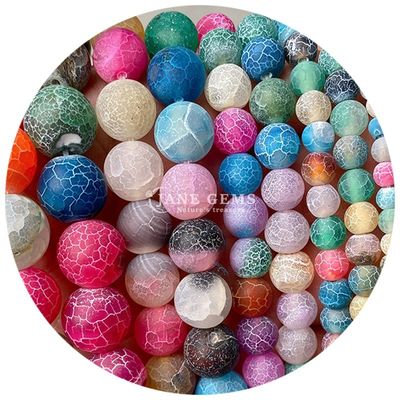 Campuran Agate hijau Agate bulk Bead Strands untuk aksesoris perhiasan