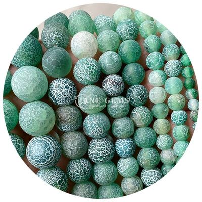 Campuran Agate hijau Agate bulk Bead Strands untuk aksesoris perhiasan