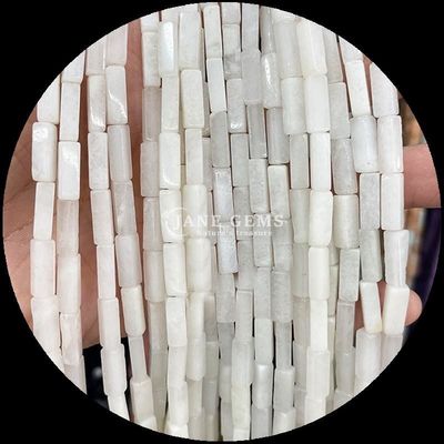Bentuk persegi panjang Zebra Jasper Lapis Lazuli Batu permata Manik-manik Lolos untuk pembuatan perhiasan