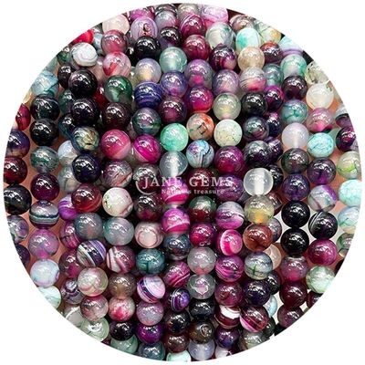 Berwarna-warni Lolos Bulat Kristal Healing Permata Mutiara Untuk Hadiah Dan Dekorasi Pesta