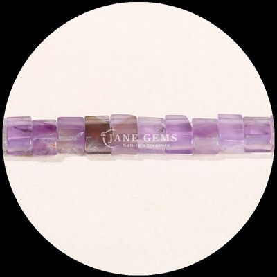 Batu permata kubus manik-manik dalam berbagai warna kristal merah Agate Rose Kuarsa untuk perhiasan DIY