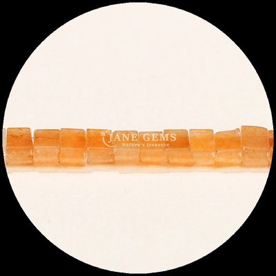 Batu permata alami dipoles Finish Cube Beads Amazonite Picture Jasper Loose Bead Strands Untuk pembuatan perhiasan