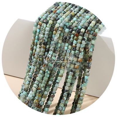 Kristal halus Bead Loose Strand Perak Obsidian Tourmaline untuk membuat kerajinan DIY