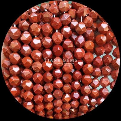 Batu permata berfacet Bentuk berlian alami Rhodonite Amazonite Manik-manik Untaian Lolos