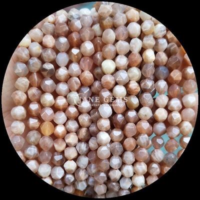 Elegant Faceted Natural Gemstone Beads Fluorite Lapis Lazuli Untaian longgar untuk pembuatan perhiasan