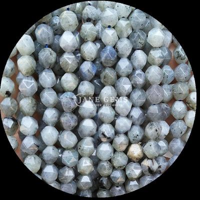 Elegant Faceted Natural Gemstone Beads Fluorite Lapis Lazuli Untaian longgar untuk pembuatan perhiasan