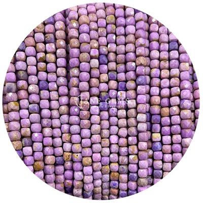 Polished Smooth Loose Beads Faceted Sugar Cube Untuk Kerajinan DIY Perhiasan Membuat Permata Manik
