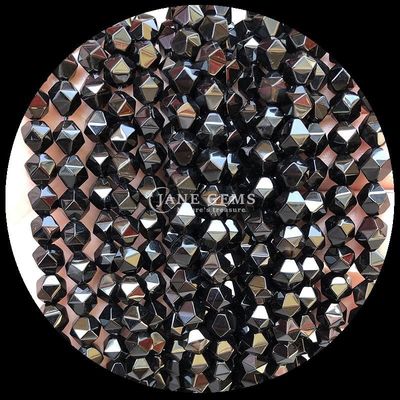 Berlian Cut Multicolor Batu permata manik-manik Kuarsa bening Carnelian untaian longgar untuk kerajinan perhiasan yang indah