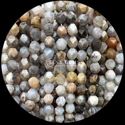 Batu permata manik-manik berlian Berbagai warna mempesona Perhiasan DIY 6mm 8mm 10mm Tourmaline Blue Tiger's Eye Serat longgar