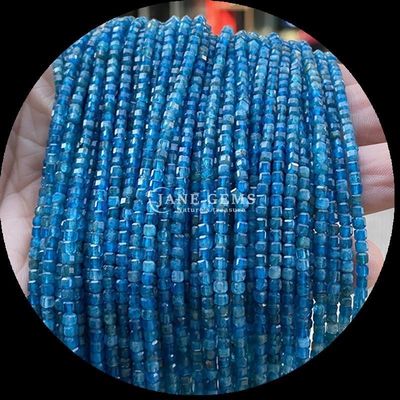 Multi warna alami mini kubus persegi batu permata manik mawar Kuarsa Apatit untuk DIY gelang kalung anting Perhiasan pembuatan