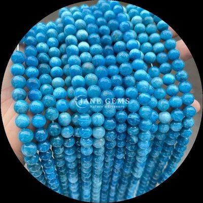Bentuk Bulat Bermacam-macam Manik-manik Batu Permata Alam Labradorite Amazonite Untaian Lolos Untuk Desain Perhiasan DIY