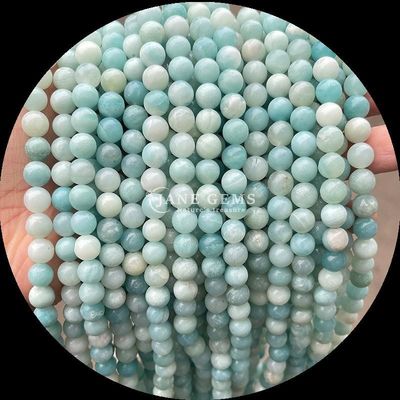 Mencolok Multi batu permata Berkilau Manik Larimar Emas Obsidian Lolos Untaian untuk Menangkap Mata Perhiasan Kreasi