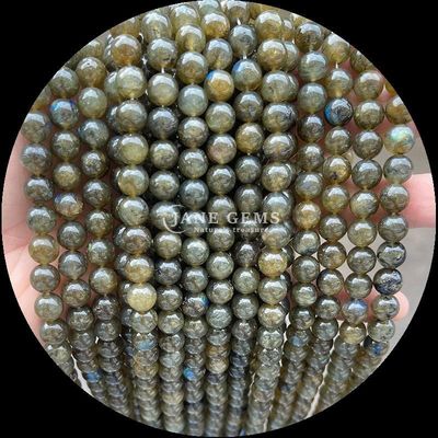 Berbagai Warna Bulat Batu permata alami manik-manik Ruby Zoisite Apatit untuk pembuatan perhiasan