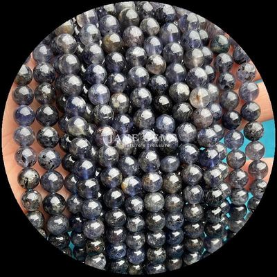 Berbagai Warna Bulat Batu permata alami manik-manik Ruby Zoisite Apatit untuk pembuatan perhiasan