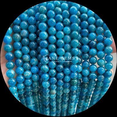 Berbagai Warna Bulat Batu permata alami manik-manik Ruby Zoisite Apatit untuk pembuatan perhiasan