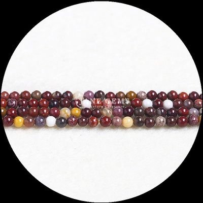 Vivid Round Multi Color DIY Perhiasan Mini Lolos Tourmaline Yellow Jade Lolos Strands Manik-manik