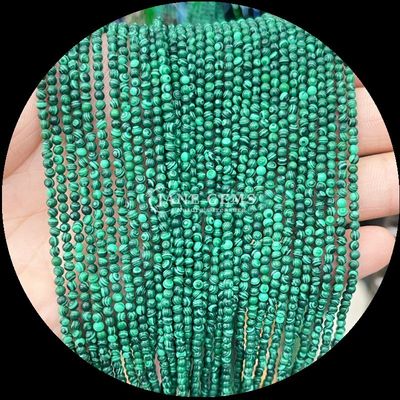 Natural Multi Color Round Gemstone Beads African Turquoise Green Dot Untuk Gelang Kalung Earrings DIY Perhiasan Membuat