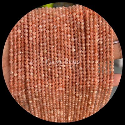 Batu permata alami manik-manik multi-warna Pink Aventurine Sunstone Strands manik-manik longgar