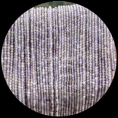 Manik-manik batu permata alami yang dipoles Amazonit Amethyst Untaian longgar Manik-manik Untuk Perhiasan buatan tangan