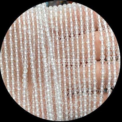 Manik-manik batu permata alami yang dipoles Amazonit Amethyst Untaian longgar Manik-manik Untuk Perhiasan buatan tangan
