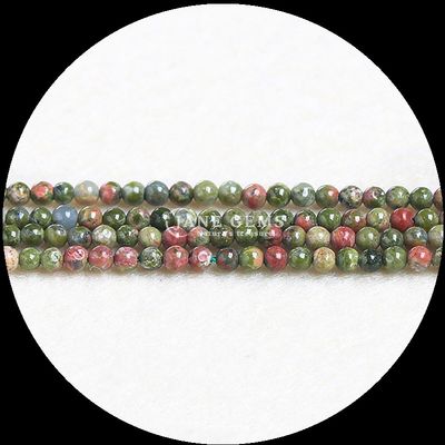 Berwarna-warni Bulat Batu permata Manik-manik Asal untuk DIY Gelang Kalung Earrings Berbagai warna