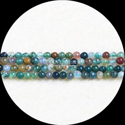 Berwarna-warni Bulat Batu permata Manik-manik Asal untuk DIY Gelang Kalung Earrings Berbagai warna