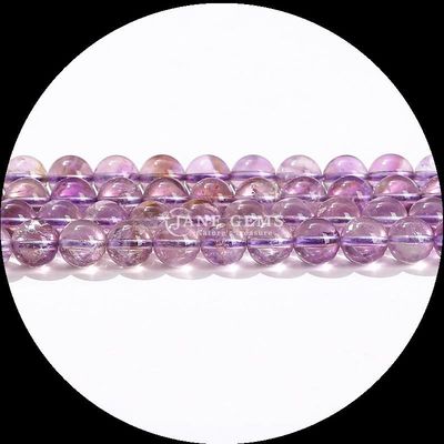 Batu permata bulat Fire Quartz Smoky Quartz Bead Strands dalam berbagai warna untuk DIY Perhiasan Kerajinan