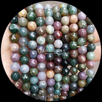 DIY Perhiasan Membuat 8mm Bulat Natural Gemstone Manik di Cherry Agate dan Berbagai Agate Strands untuk anting-anting