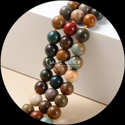 Agate berwarna-warni AlaShan Cherry Agate sempurna untuk bisnis perhiasan Anda Batu permata alami manik-manik