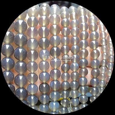 Bulat 8mm Polished Natural Gemstone Manik-manik Untaian Untuk Perhiasan Membuat DIY Gelang Kalung Dalam Multi warna