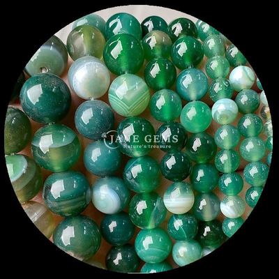 Batu permata 8mm manik-manik Agate Berbagai manik-manik Agate Hijau Agate Carnelian Brown Agate Loose Bead Strands untuk DIY