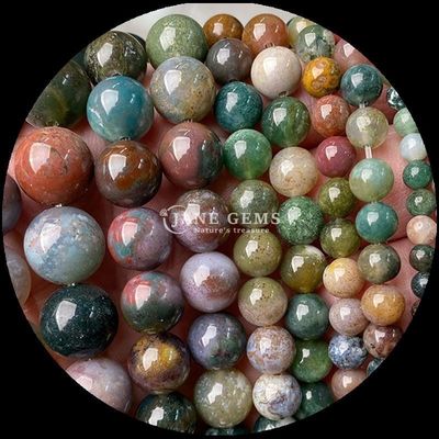 Batu permata 8mm manik-manik Agate Berbagai manik-manik Agate Hijau Agate Carnelian Brown Agate Loose Bead Strands untuk DIY
