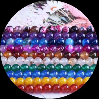 Perhiasan DIY dengan Perhiasan Agate Ungu dan Kuning