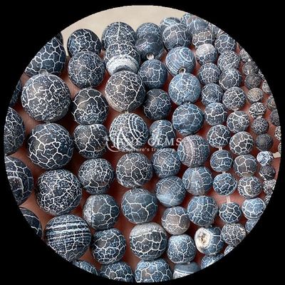 Multi-warna Agate Manik 8mm Ukuran manik Batu permata alami Potongan bulat Pelangi Weathered Agate Strands longgar untuk DIY Hadiah