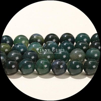 Batu permata berbentuk bulat multi-warna manik-manik Agate untuk DIY Earrings Perhiasan