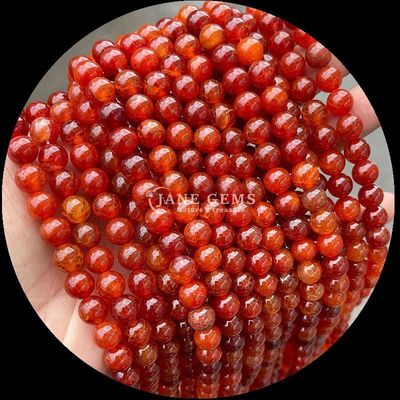 Batu permata berbentuk bulat multi-warna manik-manik Agate untuk DIY Earrings Perhiasan