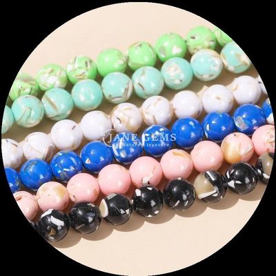 Gelang Batu permata manik-manik, pirus untaian manik longgar untuk membuat perhiasan DIY