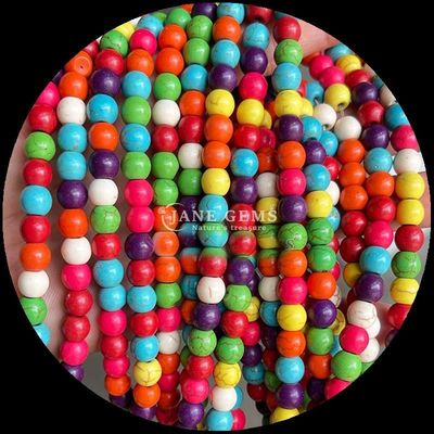Manik-manik batu permata alami dalam berbagai warna, DIY Perhiasan Manik-manik pirus