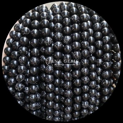 DIY Perhiasan Membuat Potongan Bulat Batu permata Kunci manik-manik pirus dalam ukuran 8mm dan berbagai warna