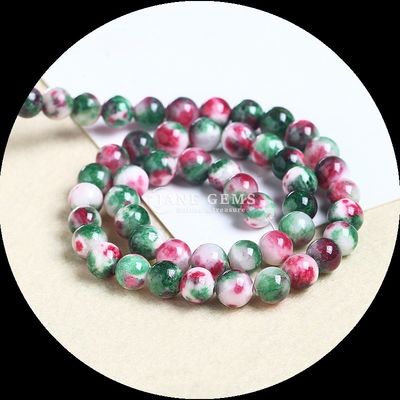 Gelang Batu Alam Beragam Warna Jade Untaian Manik Lolos Untuk Meningkatkan Gaya Anda Dengan Keanggunan Alami
