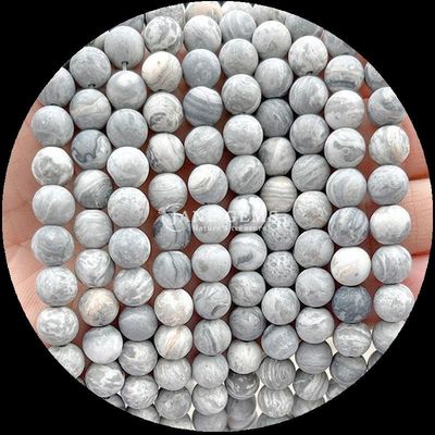 Asal Muasal Natural Gemstone Beads 8mm Bulat Strands untuk DIY Proyek Perhiasan