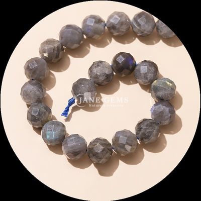 Multi-warna Permata Manik-manik Permata alami Manik-manik Citrine Strawberry Kuarsa Berfacet Bulat Untaian manik longgar