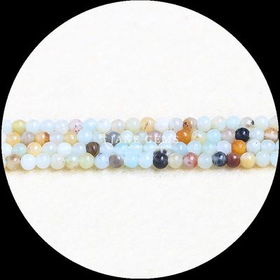 Berbagai Warna Batu permata manik-manik bulat potong kecil tourmaline kristal