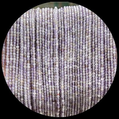 Amethyst multi-warna Strands Manik-manik Bulat dihiasi Permata untuk membuat perhiasan batu kristal serbaguna