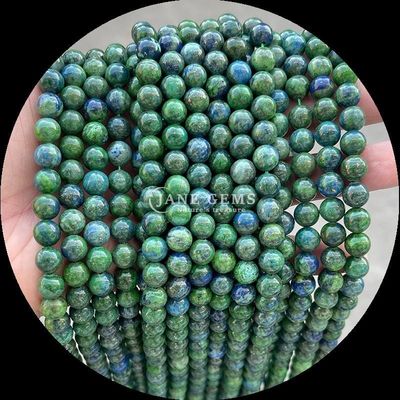 Bentuk Bulat Permata Manik-manik Sempurna untuk Gelang Berbagai Jenis Batu Darah Naga India Agate Lolos Bulat Permata Manik-manik Untaian