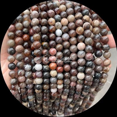 Natural Round Gemstone Beads Kiwi Jasper Lapis Lazuli dan Banyak Lagi Tambahan sempurna untuk Koleksi Perhiasan Anda