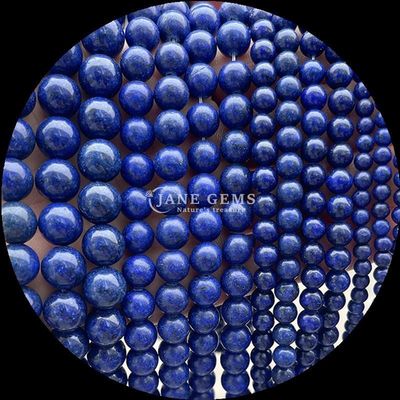 Natural Round Gemstone Beads Kiwi Jasper Lapis Lazuli dan Banyak Lagi Tambahan sempurna untuk Koleksi Perhiasan Anda
