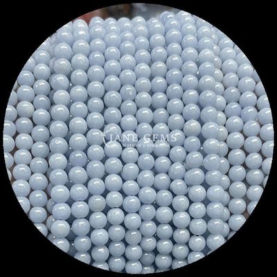 Batu permata Bentuk Bulat Howlite Rohdonite Batu Kristal Berbagai Jenis Batu Penyembuhan untuk Perhiasan DIY