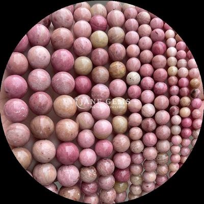Permata Manik Bentuk Bulat 8mm Alam untuk B2B Distributor Batu permata Berbagai Batu Penyembuhan Kristal Zebra Jasper Amazonite dan Lebih untuk DIY